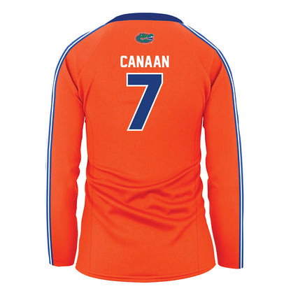 Florida - NCAA Women's Volleyball : Emily Canaan - Orange Volleyball Jersey