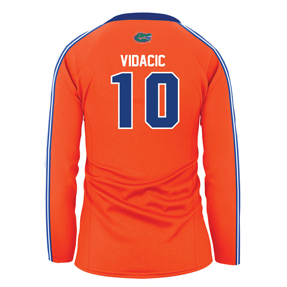 Florida - NCAA Women's Volleyball : Milica Vidacic - Orange Volleyball Jersey-1