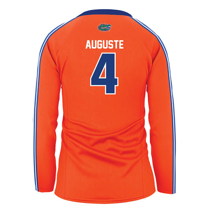 Florida - NCAA Women's Volleyball : Jaela Auguste - Orange Volleyball Jersey