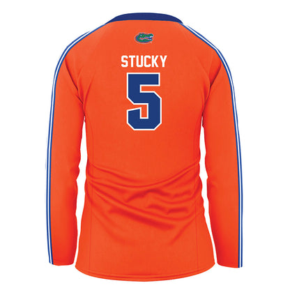 Florida - NCAA Women's Volleyball : Alexis Stucky - Orange Volleyball Jersey