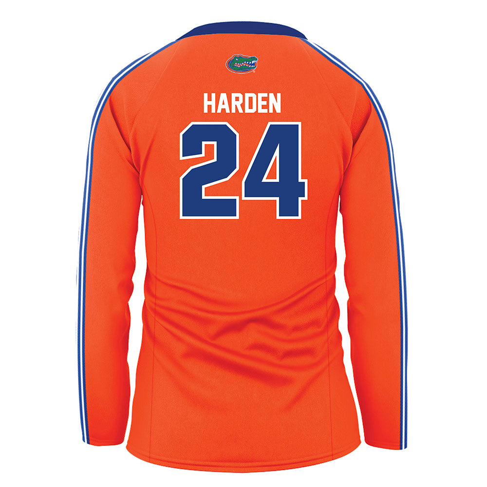 Florida - NCAA Women's Volleyball : Lauren Harden - Orange Volleyball Jersey