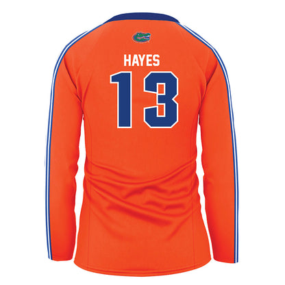Florida - NCAA Women's Volleyball : Lilly Hayes - Orange Volleyball Jersey-1