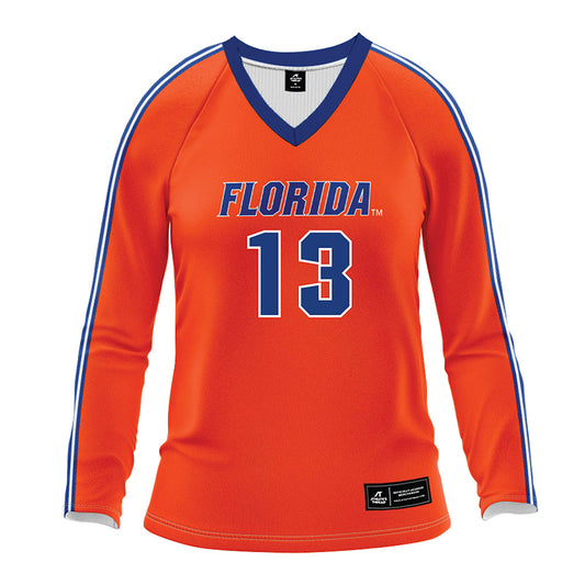 Florida - NCAA Women's Volleyball : Erin Engel - Orange Volleyball Jersey