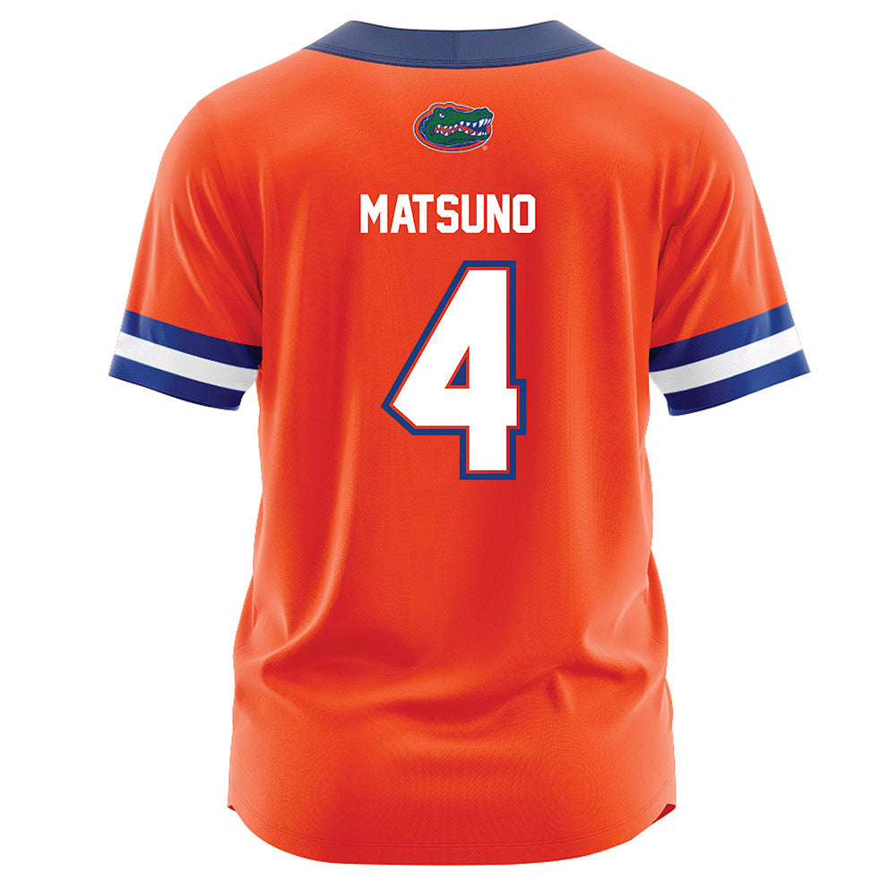 Florida - NCAA Softball : Kalie Matsuno - Orange Jersey-1