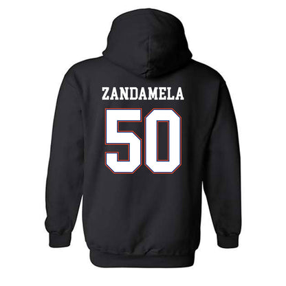 Florida - NCAA Football : Jason Zandamela - Replica Shersey Hooded Sweatshirt-1
