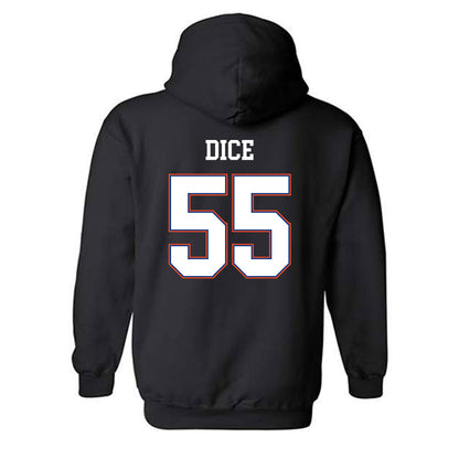 Florida - NCAA Football : Tavaris Dice - Replica Shersey Hooded Sweatshirt-1