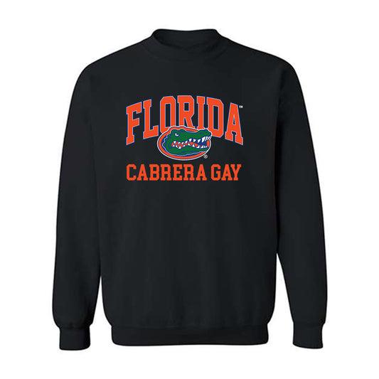 Florida - NCAA Men's Track & Field : Leikel Cabrera Gay - Classic Fashion Shersey Crewneck Sweatshirt-0