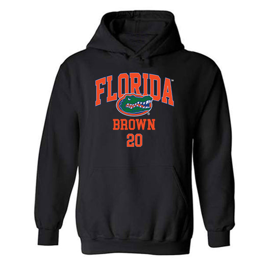Florida - NCAA Men's Basketball : Isaiah Brown - Classic Fashion Shersey Hooded Sweatshirt