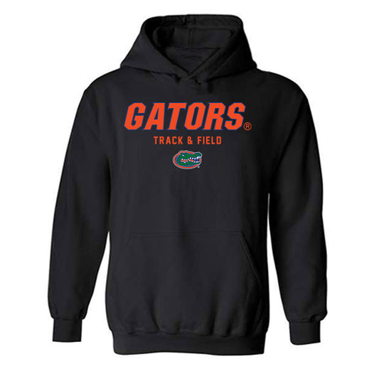 Florida - NCAA Men's Track & Field : Logan Montgomery - Classic Shersey Hooded Sweatshirt