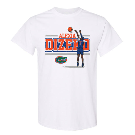 Florida - NCAA Women's Basketball : Alexia Dizeko - Individual Caricature T-Shirt