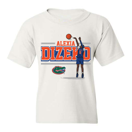 Florida - NCAA Women's Basketball : Alexia Dizeko -  Individual Caricature Youth T-Shirt