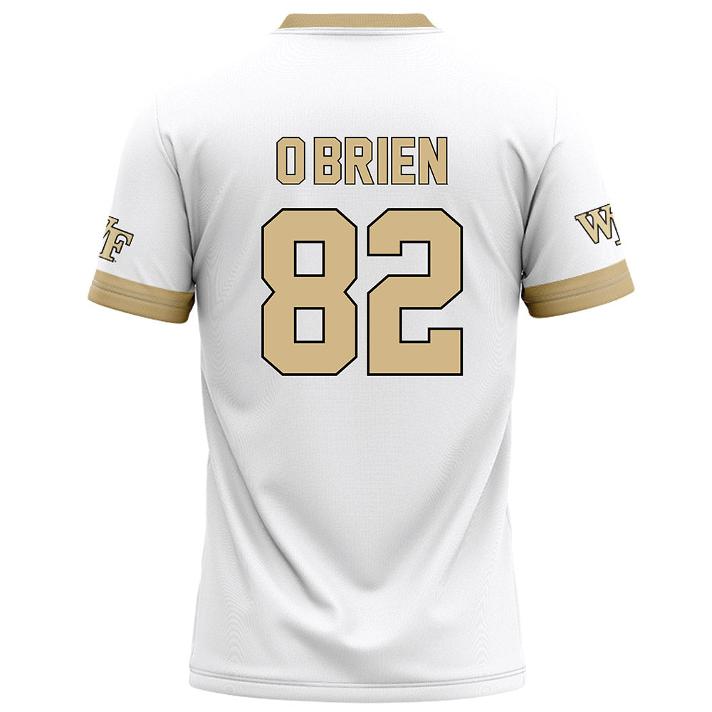 Wake Forest - NCAA Football : Hugh O'Brien - White Football Jersey-1