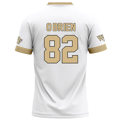Wake Forest - NCAA Football : Hugh O'Brien - White Football Jersey-1