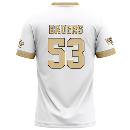 Wake Forest - NCAA Football : Carter Broers - Football Jersey