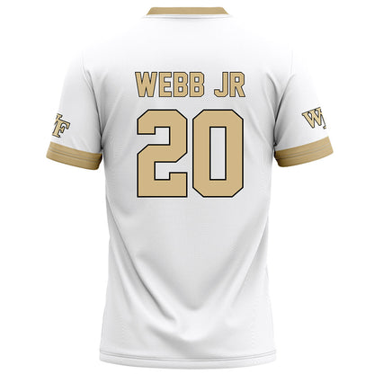 Wake Forest - NCAA Football : Lardarius Webb Jr - White Football Jersey-1