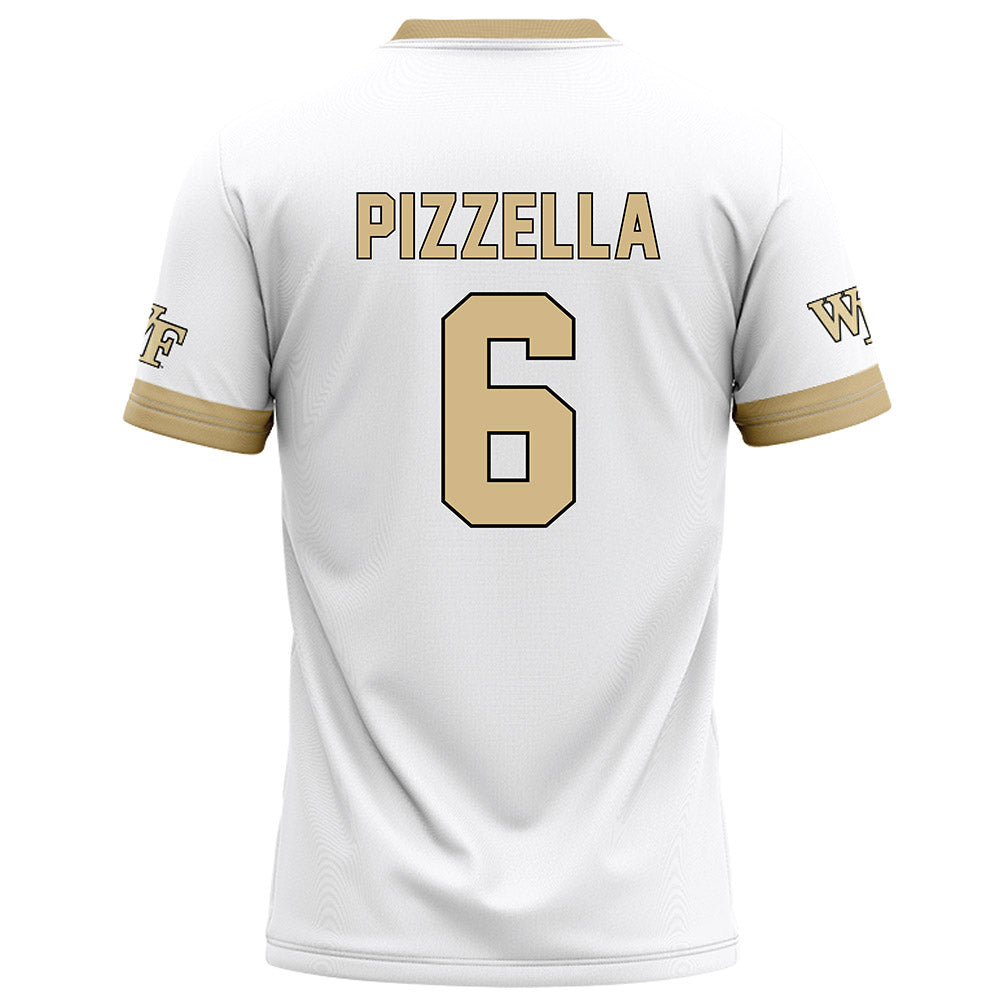 Wake Forest - NCAA Football : Steele Pizzella - White Football Jersey-1