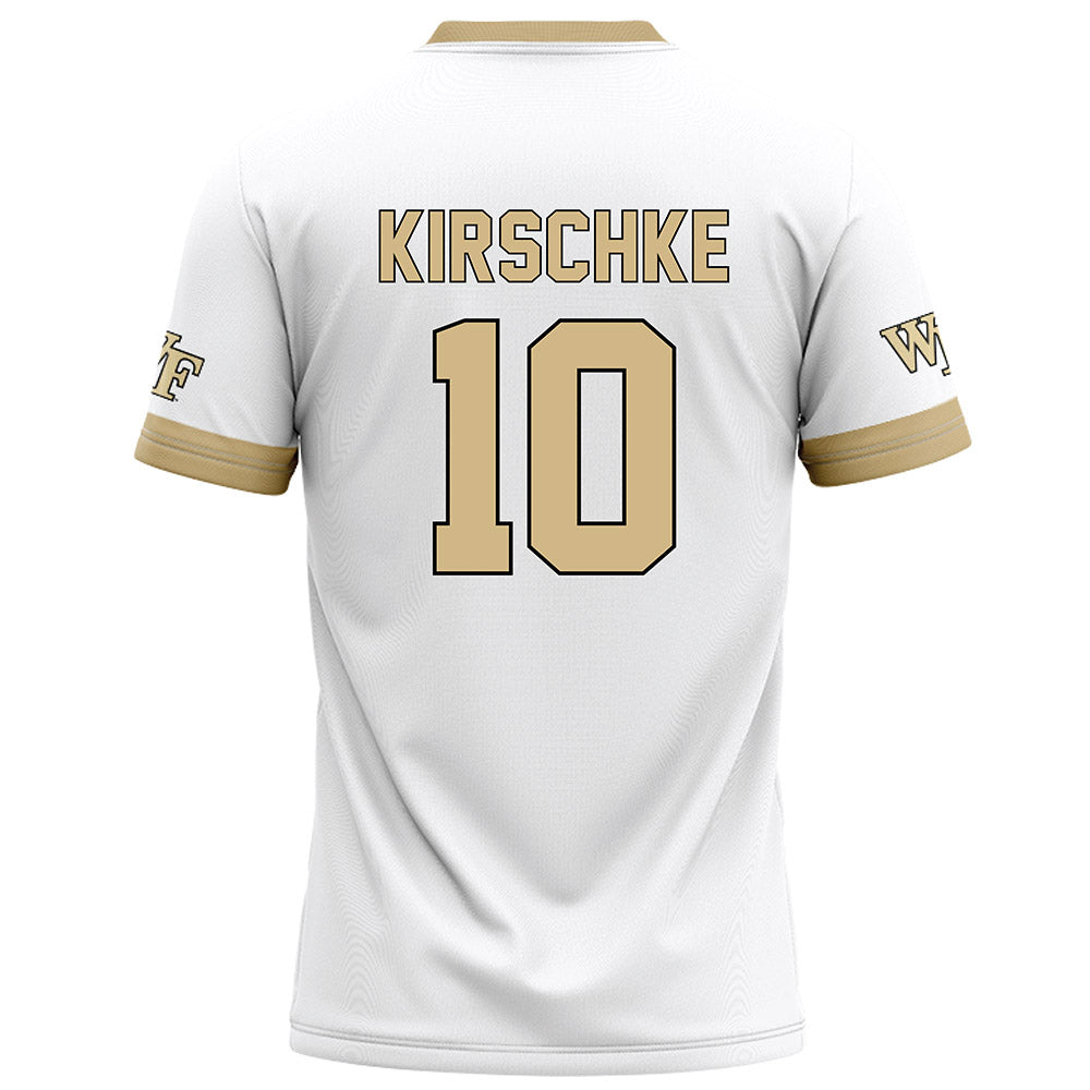 Wake Forest - NCAA Football : Gabe Kirschke - White Football Jersey-1