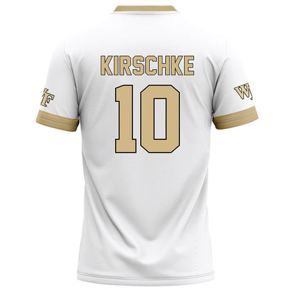 Wake Forest - NCAA Football : Gabe Kirschke - White Football Jersey-1