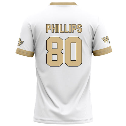 Wake Forest - NCAA Football : Busbee Phillips - White Football Jersey