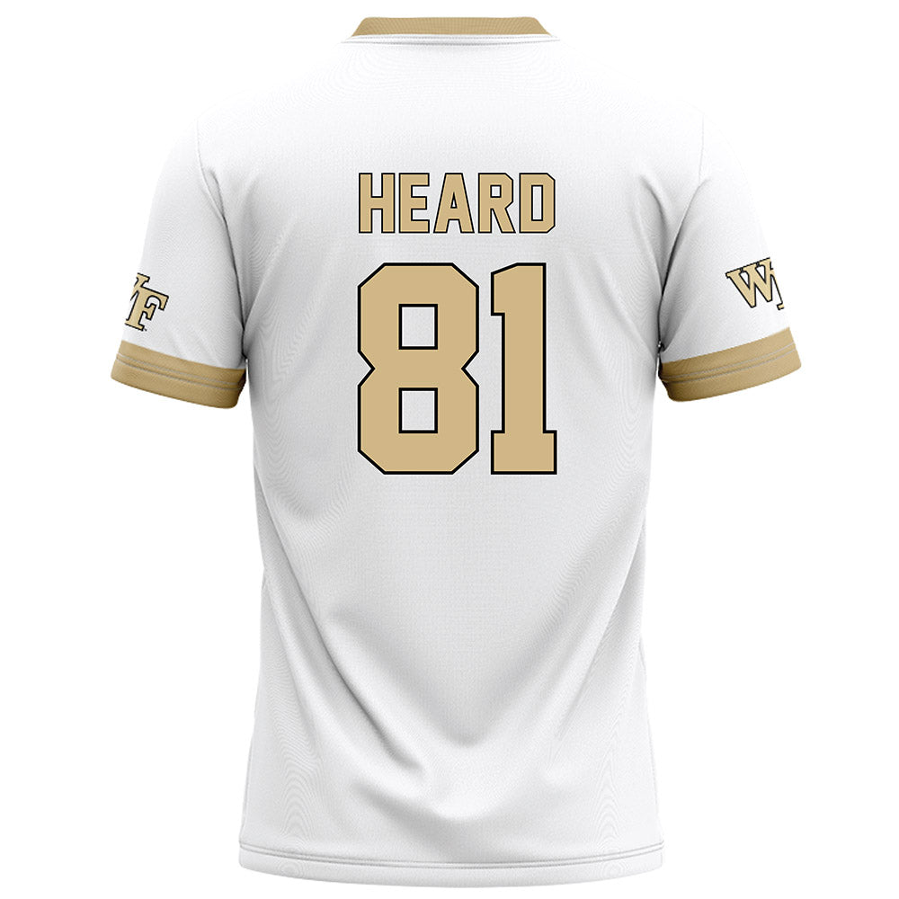 Wake Forest - NCAA Football : Miles Heard - White Football Jersey