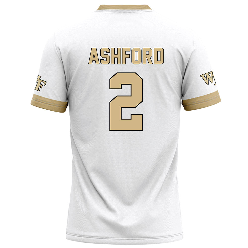 Wake Forest - NCAA Football : Robby Ashford - White Football Jersey-1