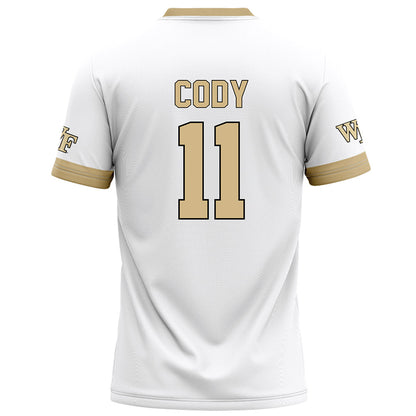 Wake Forest - NCAA Football : Justin Cody - White Football Jersey