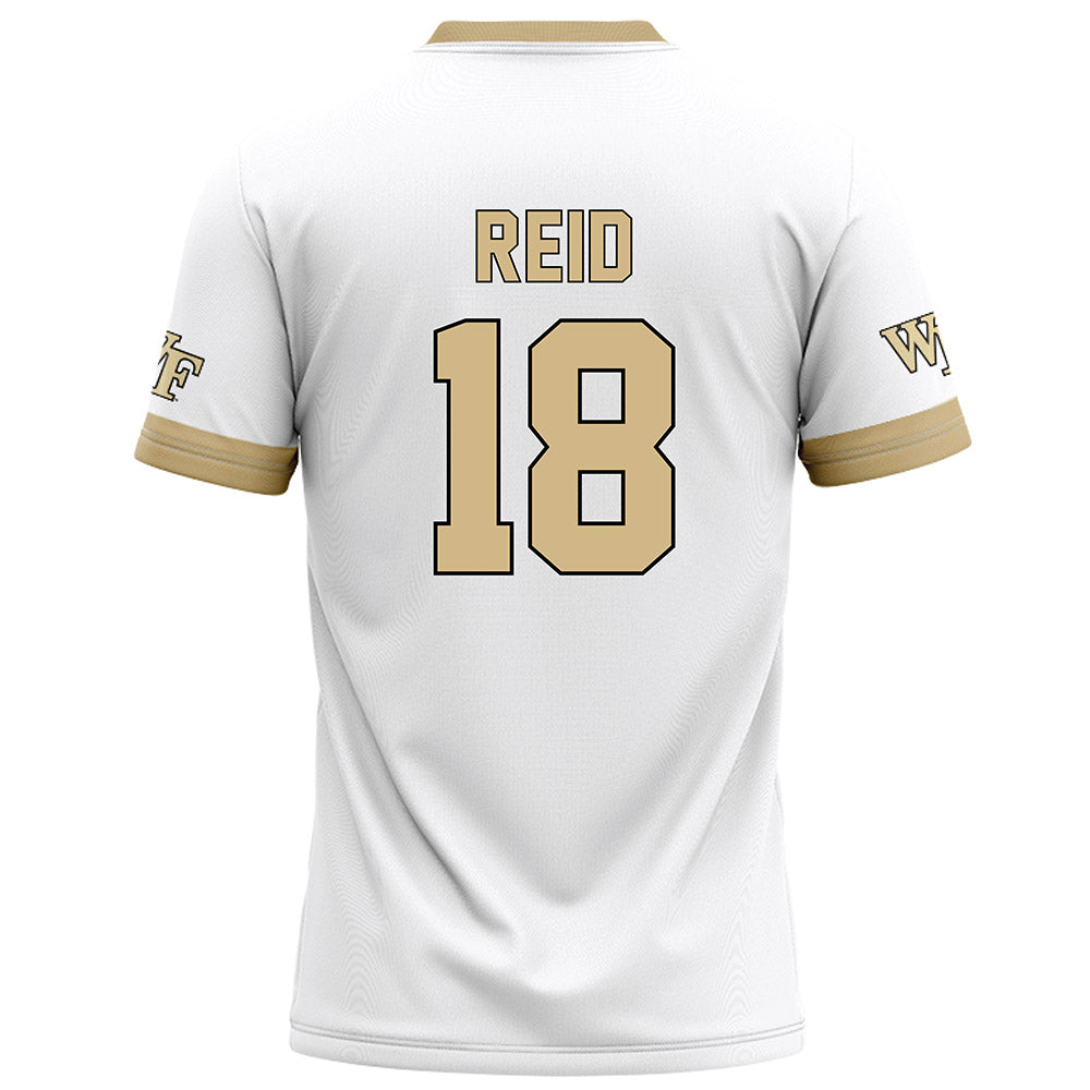 Wake Forest - NCAA Football : Elijah Reid - White Football Jersey-1