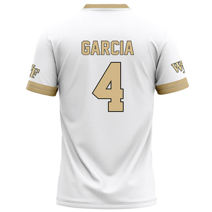 Wake Forest - NCAA Football : Sascha Garcia - White Football Jersey-1