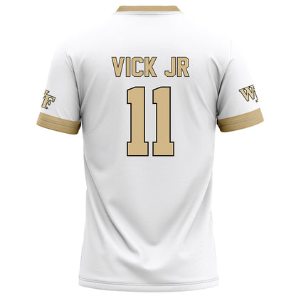 Wake Forest - NCAA Football : RJ Vick Jr - White Football Jersey-1