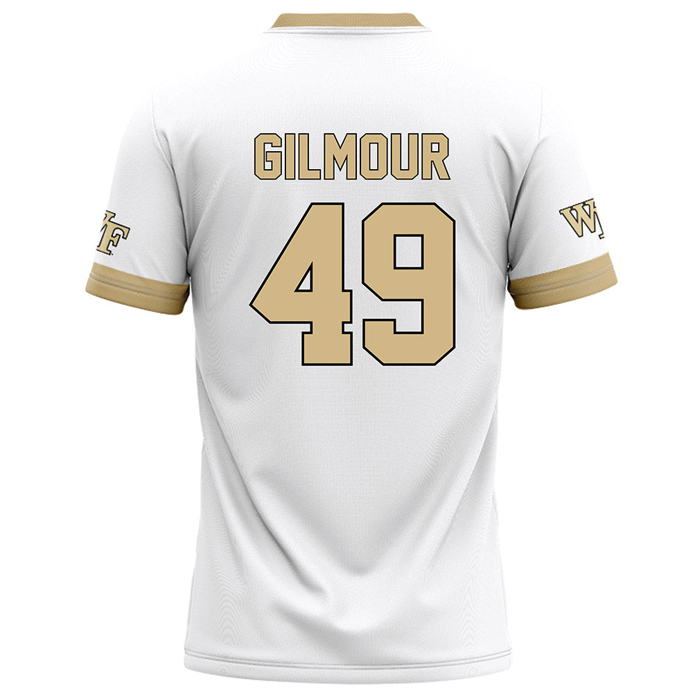 Wake Forest - NCAA Football : Eli Gilmour - White Football Jersey-1