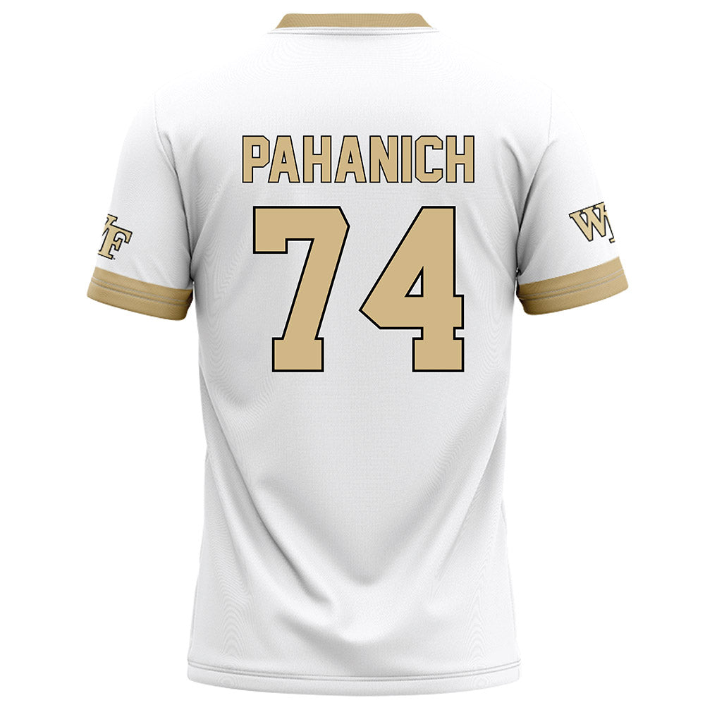 Wake Forest - NCAA Football : Nathan Pahanich - White Football Jersey-1