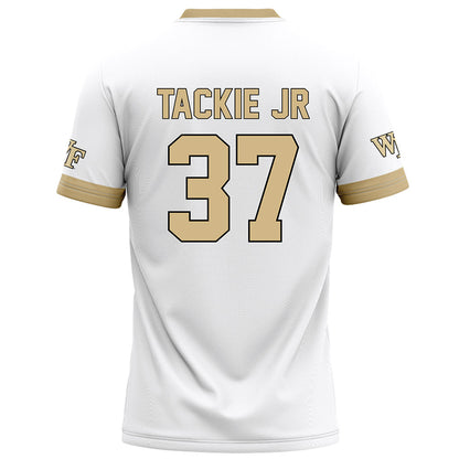 Wake Forest - NCAA Football : William Tackie Jr - White Football Jersey