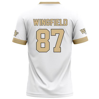 Wake Forest - NCAA Football : Charlie Wingfield - White Football Jersey-1