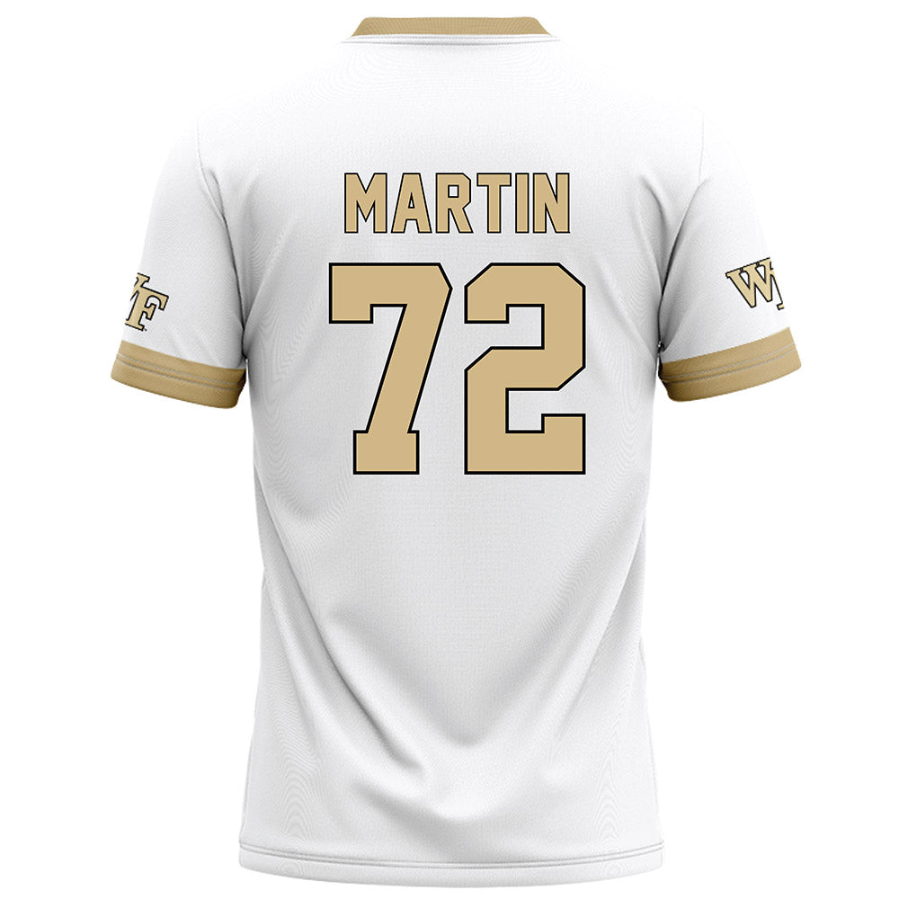 Wake Forest - NCAA Football : Aidan Martin - White Football Jersey-1