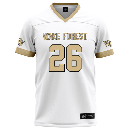 Wake Forest - NCAA Football : Fredrick Gillens - White Football Jersey-0