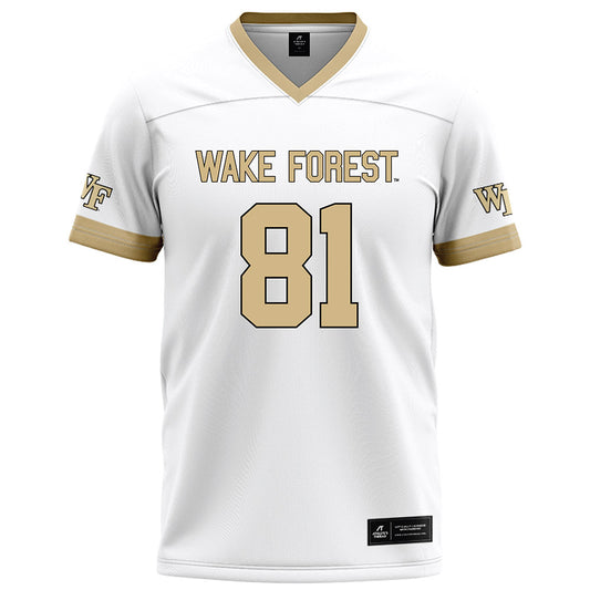 Wake Forest - NCAA Football : Miles Heard - White Football Jersey