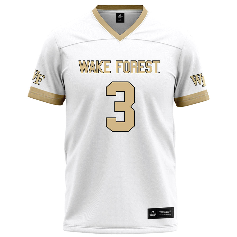Wake Forest - NCAA Football : Karon Prunty - White Football Jersey-0