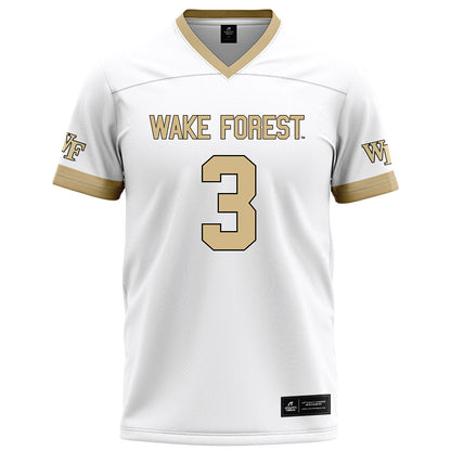 Wake Forest - NCAA Football : Karon Prunty - White Football Jersey-0