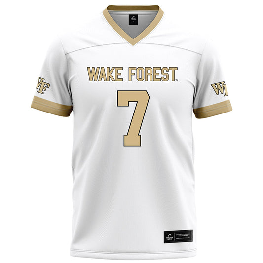Wake Forest - NCAA Football : Micah Mays - White Football Jersey-0
