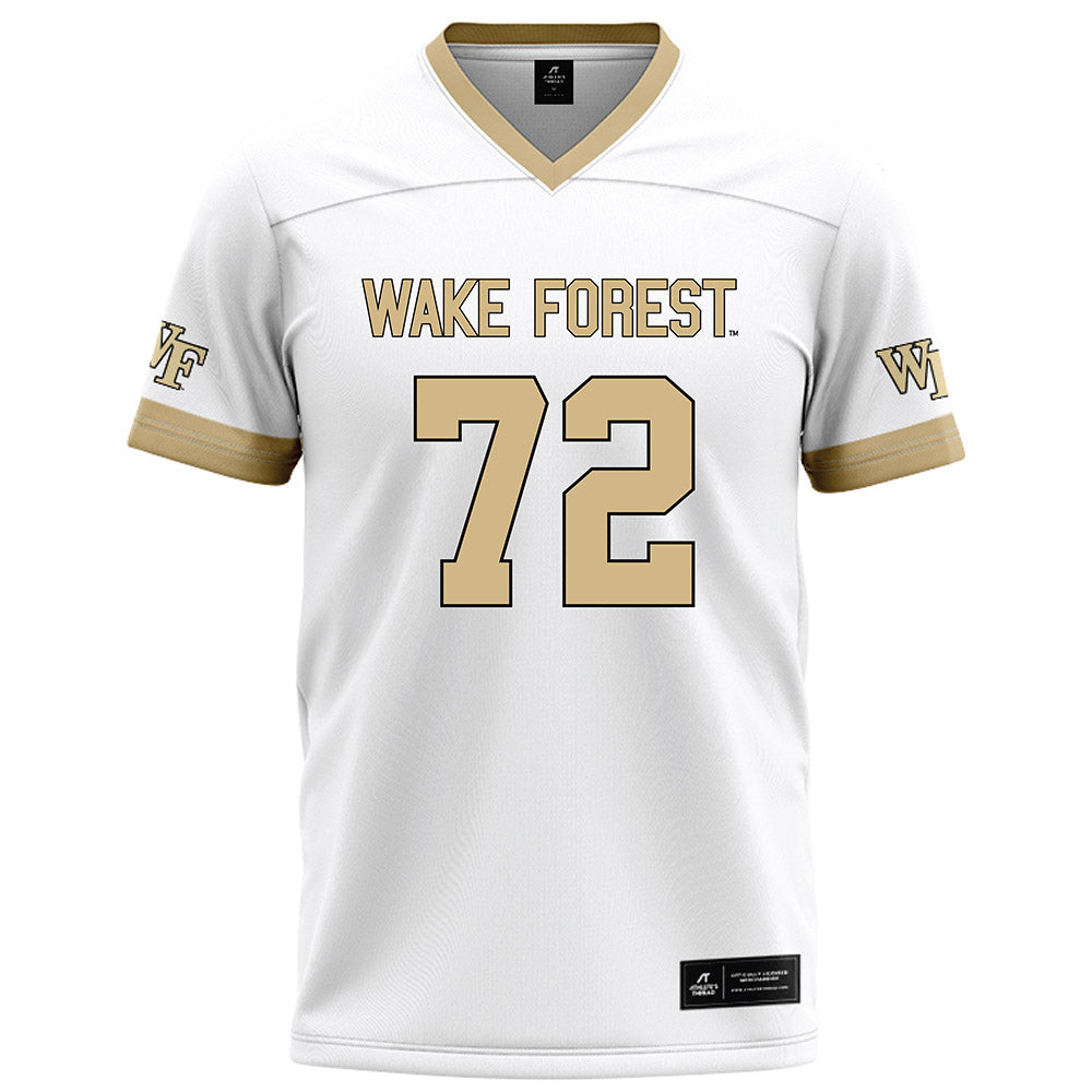 Wake Forest - NCAA Football : Aidan Martin - White Football Jersey-0