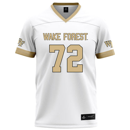 Wake Forest - NCAA Football : Aidan Martin - White Football Jersey-0