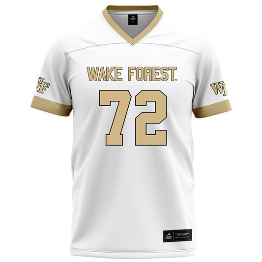 Wake Forest - NCAA Football : Aidan Martin - White Football Jersey-0