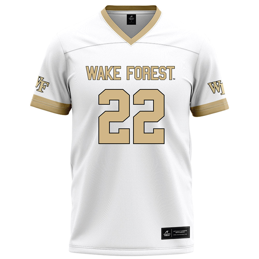 Wake Forest - NCAA Football : Myles Turpin - White Football Jersey-0