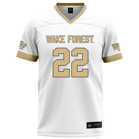 Wake Forest - NCAA Football : Myles Turpin - White Football Jersey-0