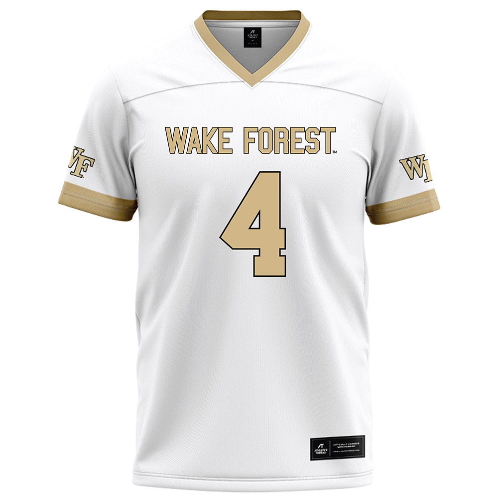 Wake Forest - NCAA Football : Sascha Garcia - White Football Jersey-0