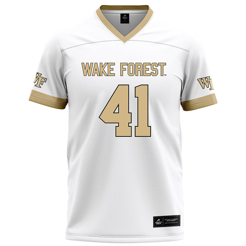 Wake Forest - NCAA Football : Mason Andrade - White Football Jersey-0