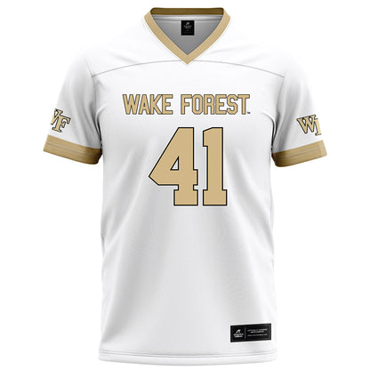 Wake Forest - NCAA Football : Mason Andrade - White Football Jersey-0