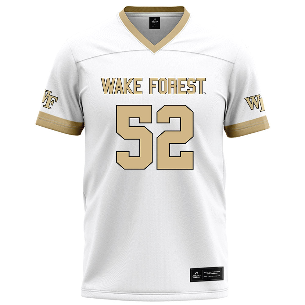 Wake Forest - NCAA Football : Dallas Afalava - White Football Jersey-0