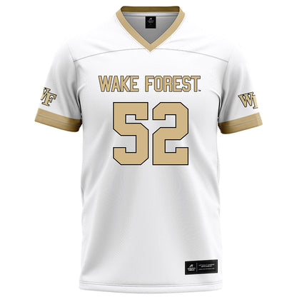 Wake Forest - NCAA Football : Dallas Afalava - White Football Jersey-0