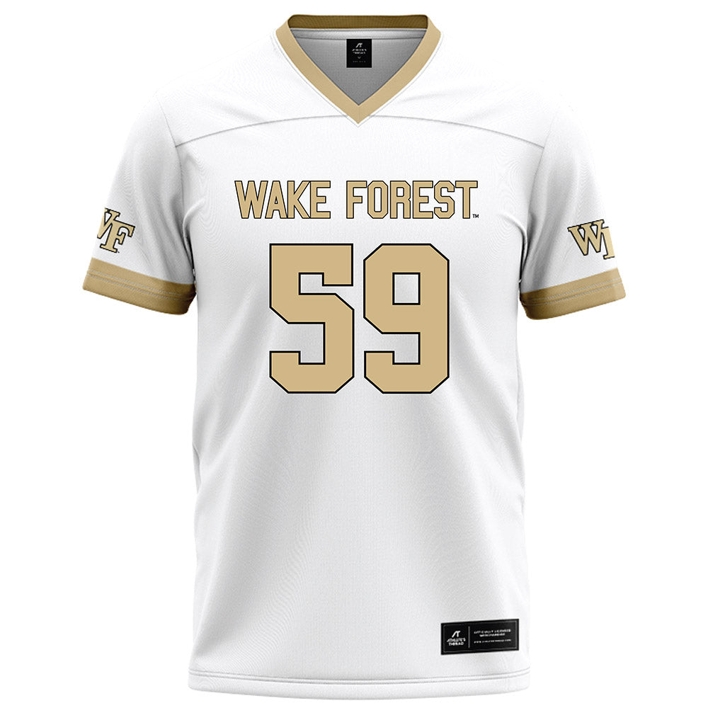 Wake Forest - NCAA Football : Brandon Hoyle - White Football Jersey-0